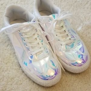 Holographic sneakers